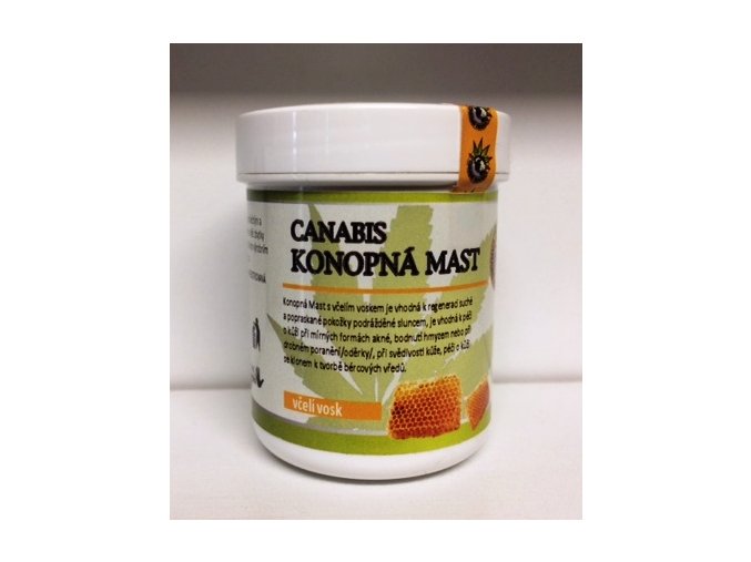 Canabis-Konopná mast včelí vosk 60ml