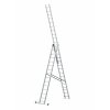 PROFESSIONAL alumínium létra 3x15 FISTAR, háromrészes, munkamagasság akár 10,4 m