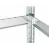 Salgó polc 2000x1000x300 mm horganyzott 5-polc, teherbírás 875 kg 05