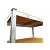 Salgó polc 2000x1000x300 mm horganyzott 5-polc, teherbírás 875 kg 07