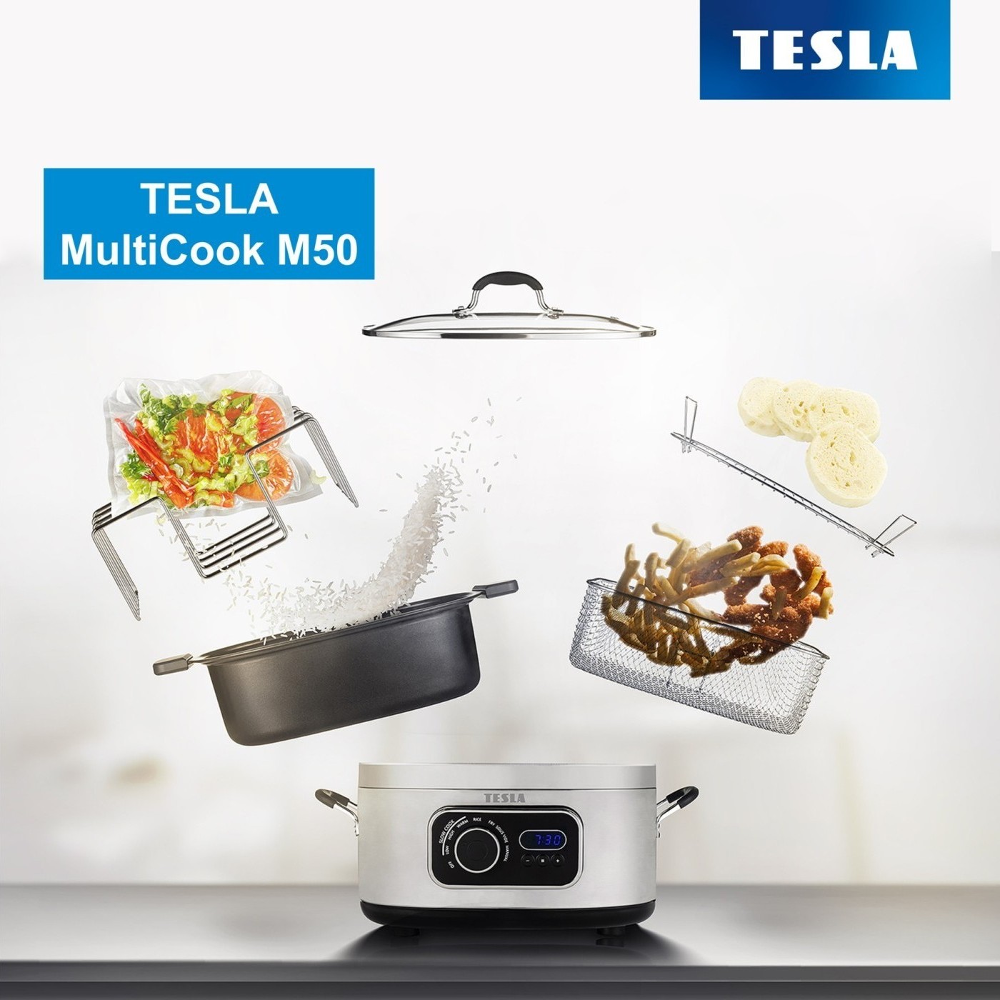 Novinka: multifunkční elektrický hrnec TESLA MultiCook M50