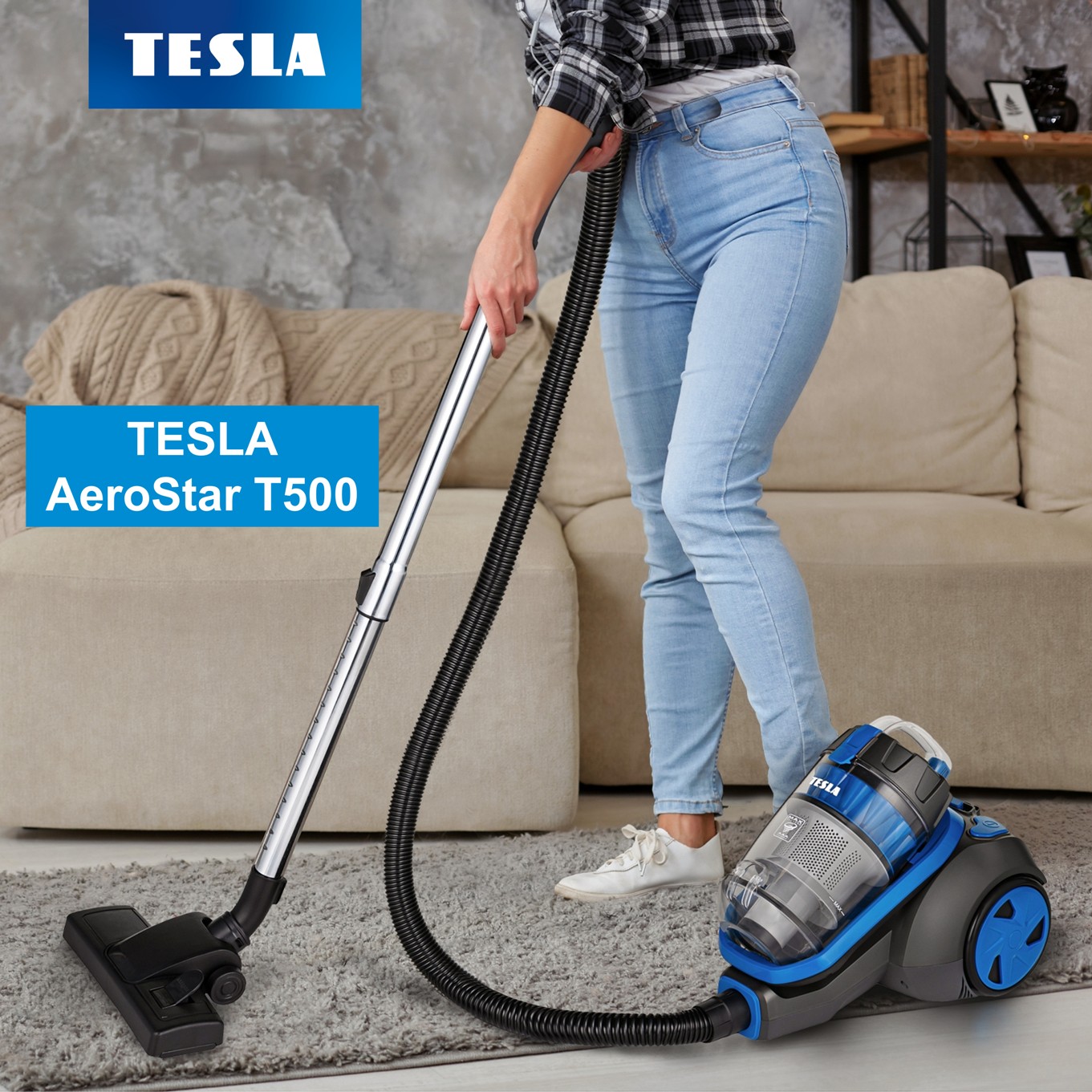 Novinka: bezsáčkový podlahový vysavač TESLA AeroStar T500