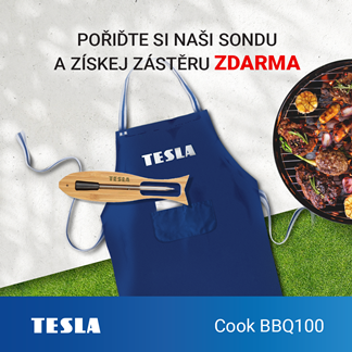 Akce: bezdrátová teplotní sonda TESLA Cook BBQ100 + DÁREK