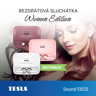 Novinka: bezdrátová Bluetooth sluchátka TESLA SOUND EB20
