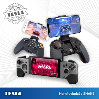 Novinka: bezdrátové herní ovladače SHAKS