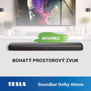 Novinka: Dolby Atmos soundbar 2.1 TESLA PrimeSound HQ-990