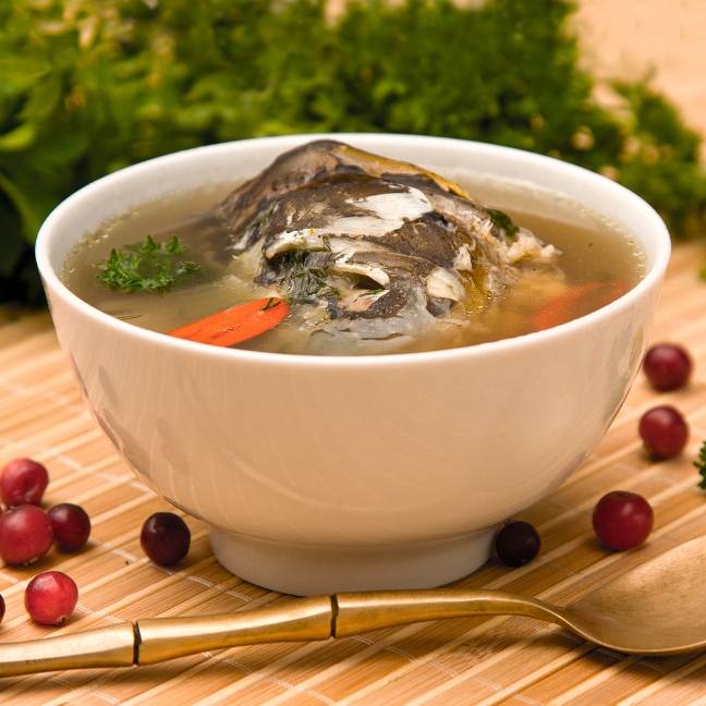 Vánoční polévka z kapra | multifunkční elektrický tlakový hrnec TESLA