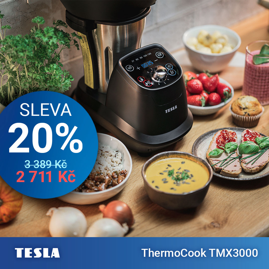 Akce: SLEVA 20 % na multifunkční kuchyňský varný robot TESLA ThermoCook TMX3000