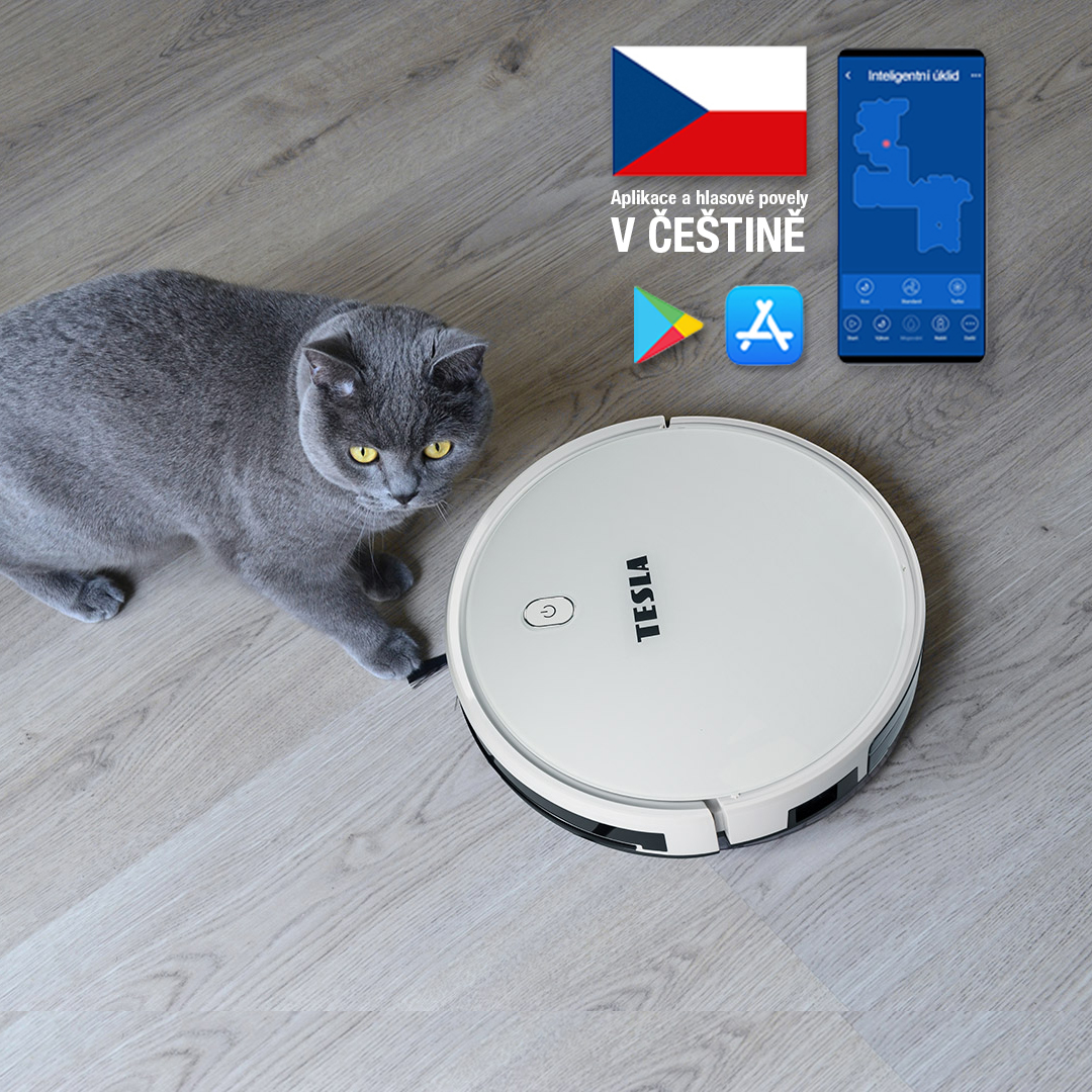 Novinka: inteligentní robotický vysavač TESLA RoboStar iQ300