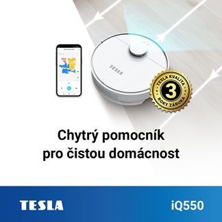 TESLA RoboStar iQ550: Chytrý úklid pro vaši domácnost