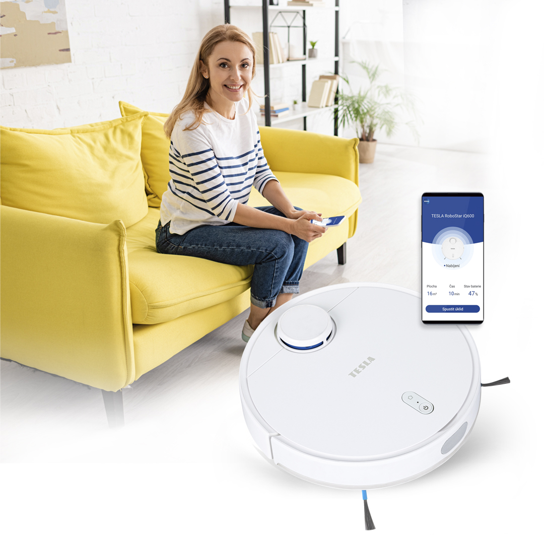 Novinka: inteligentní robotický vysavač 2v1 TESLA RoboStar iQ600