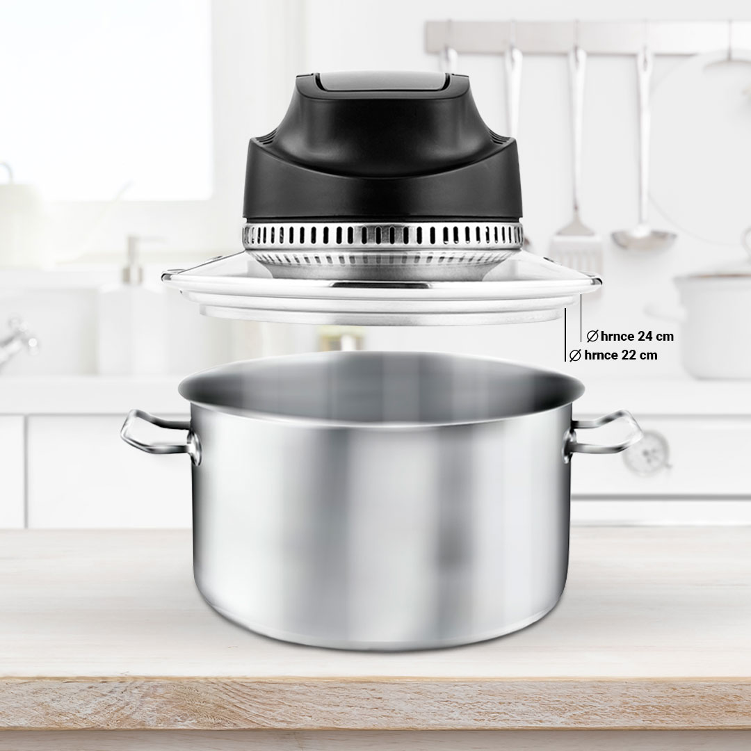 Novinka: multifunkční poklice pro horkovzdušný ohřev TESLA AirCook Q10