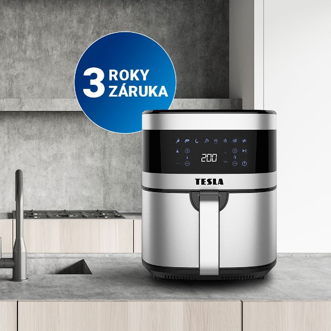 TESLA AirCook Q60 - prodloužená záruka na 3 roky