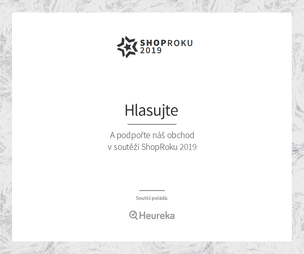 Podpořte náš obchod v soutěži ShopRoku 2019