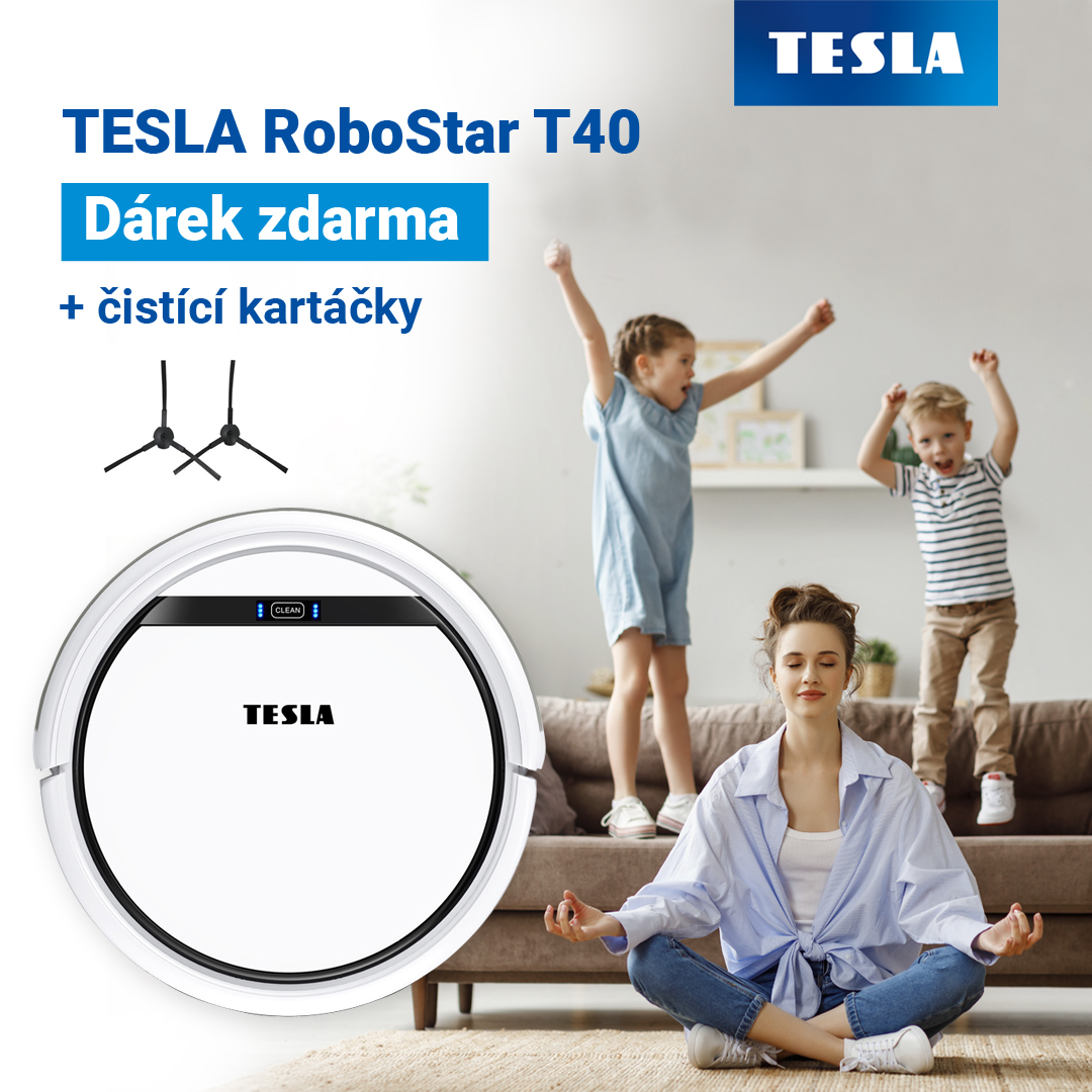 Robotický vysavač TESLA RoboStar T40 s dárkem zdarma