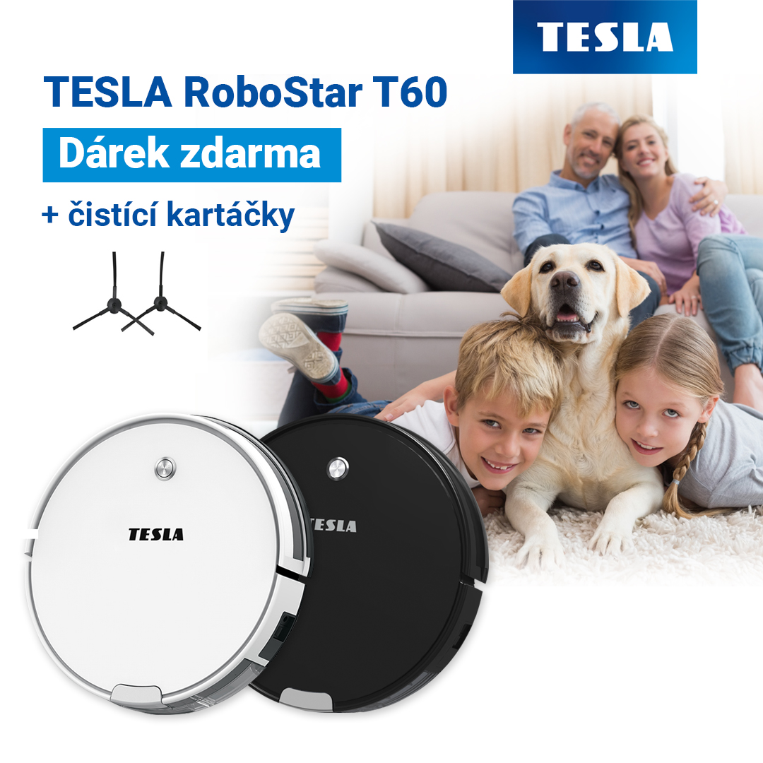 Dárek ZDARMA k robotickému vysavači TESLA RoboStar T60
