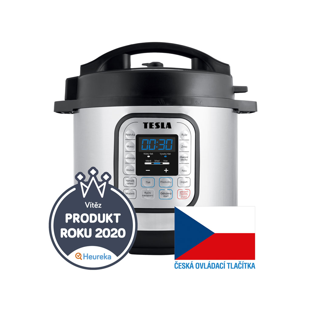 Jednička u zákazníků: Díky čemu multifunkční tlakový hrnec TESLA EliteCook K70 získal prestižní ocenění?