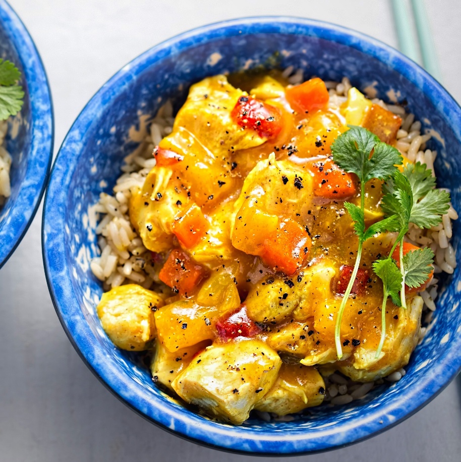 Thajské kari kuře | multifunkční tlakový hrnec TESLA 