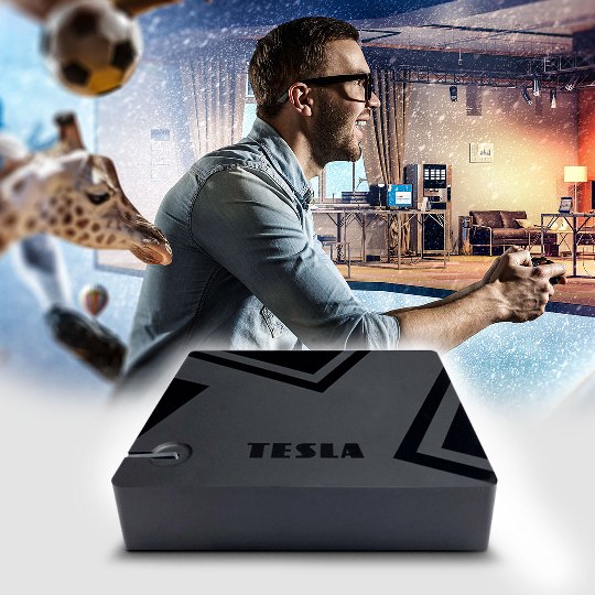 Novinka: hybridní multimediální přehrávač s DVB-T2 TESLA MediaBox XT550