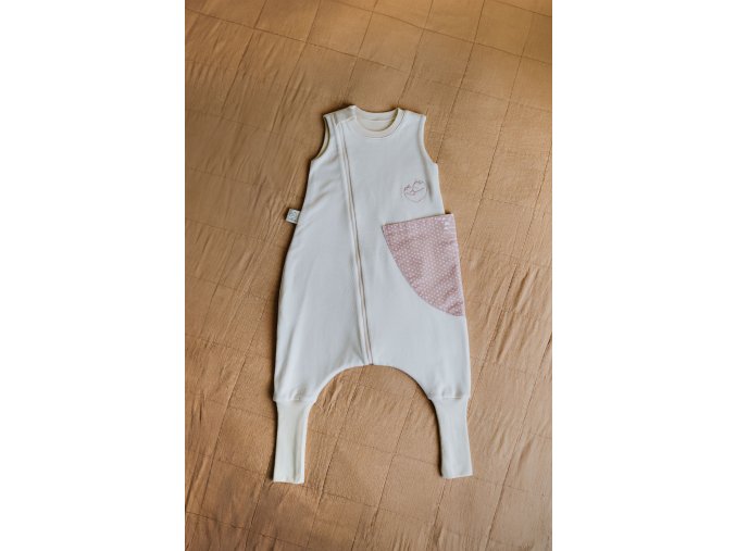 Celoročný merino spací vak - Cotton Candy