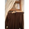 Detské merino spoďáre - BAGGY - Čokoládové