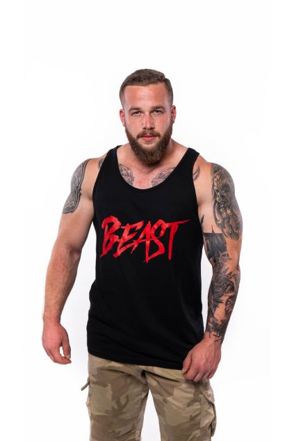 Beast tílko black red 1