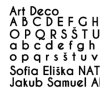 FONT 1