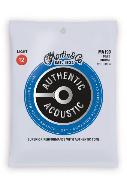martin authentic sp 80 20 bronze 12 string light