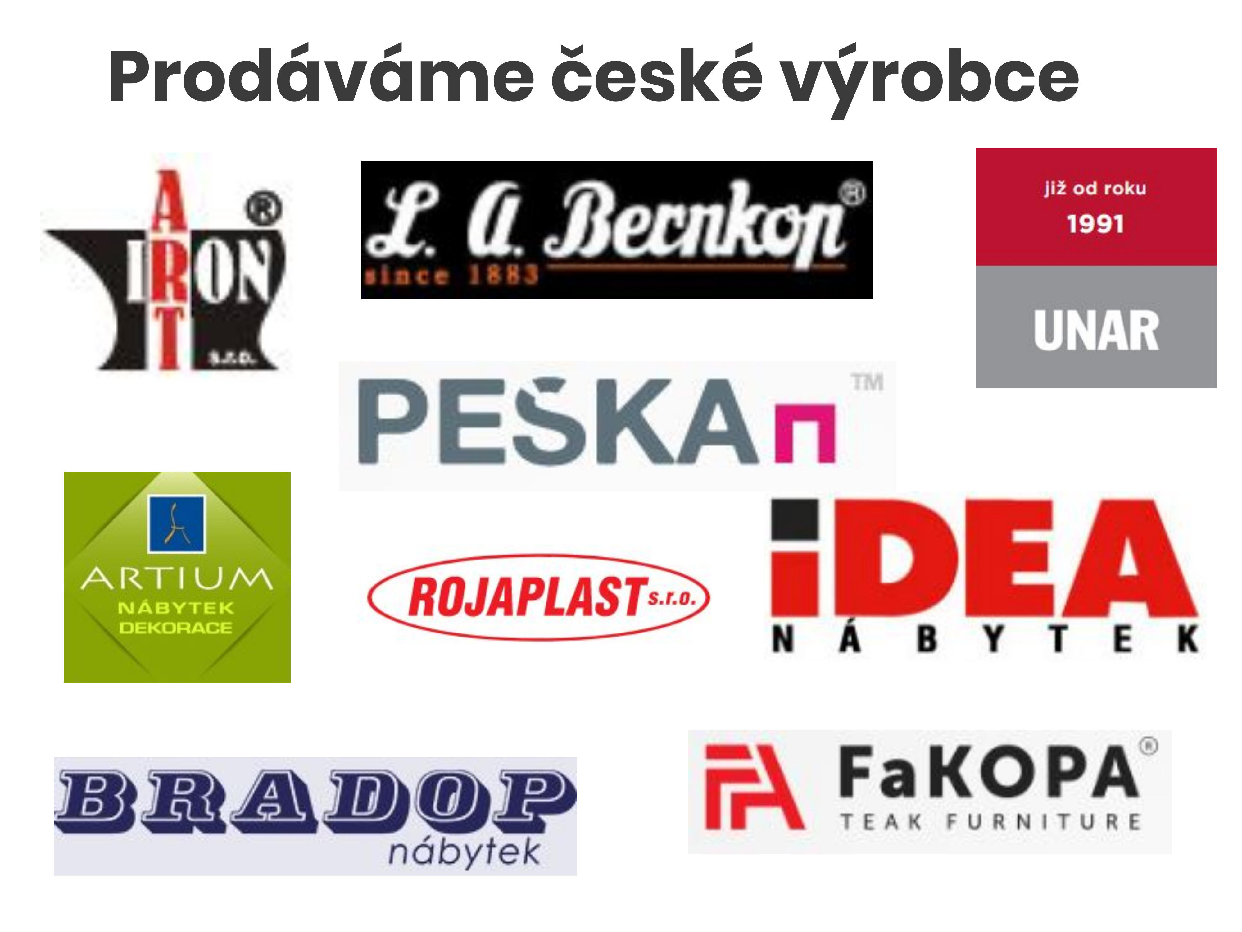 Prodáváme české výrobce