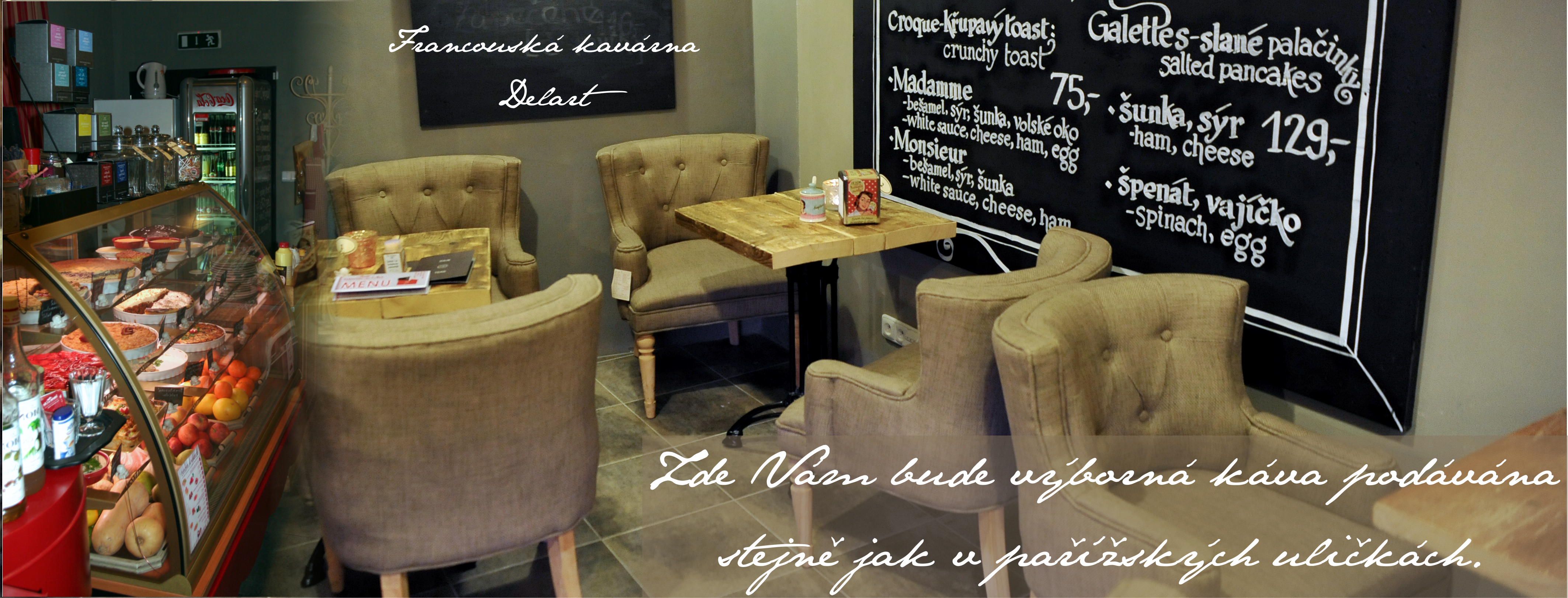 Francouzská kavárna DelArt