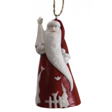 Vánoční ozdoba Santa dlouhý vous