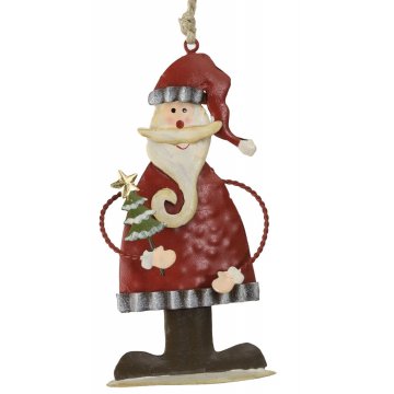 Vánoční dekorace Santa a stromeček