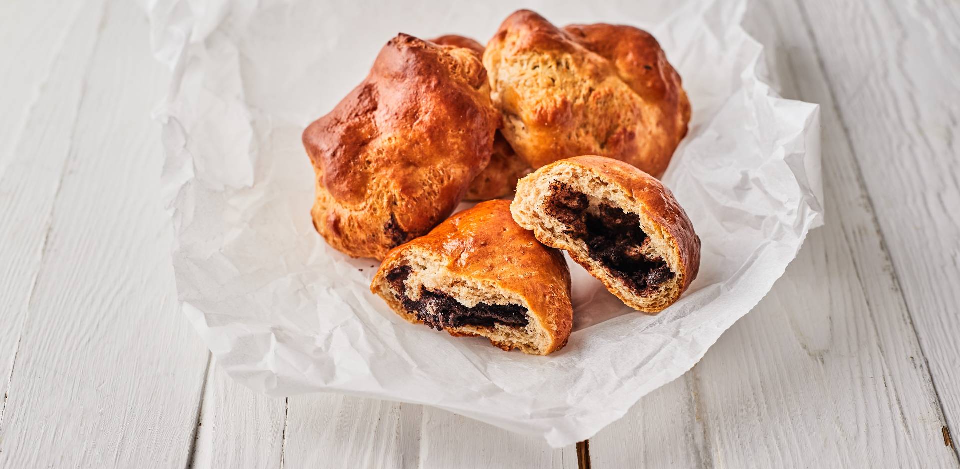 Pain au chocolate avagy péksütemény csokoládédarabokkal
