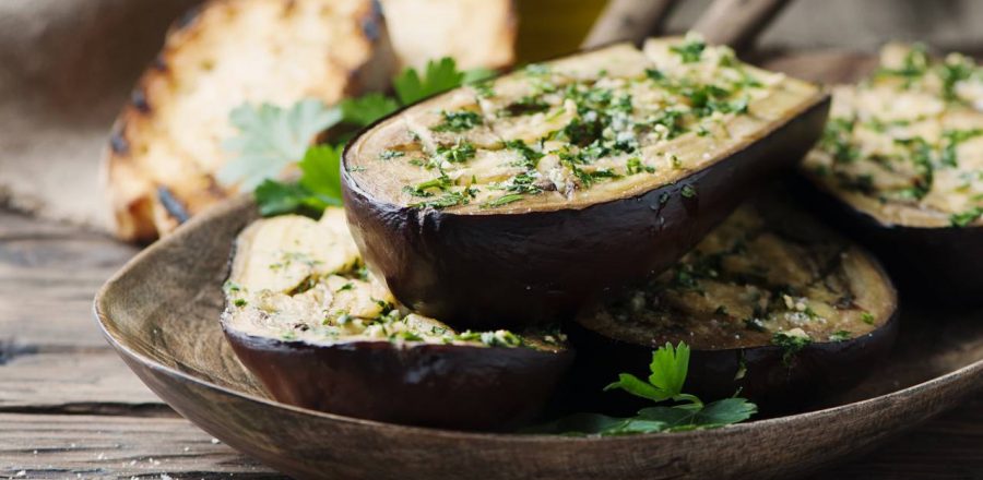 Töltött padlizsán