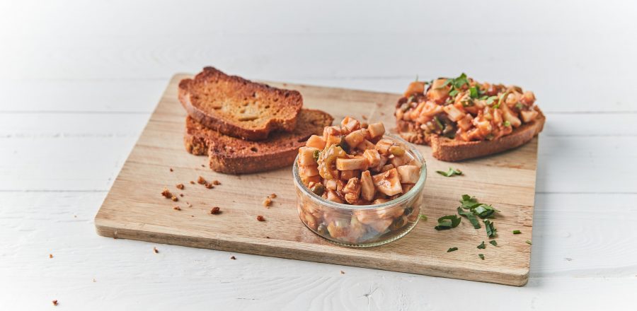 Zöldség tatár KetoMix kenyérrel