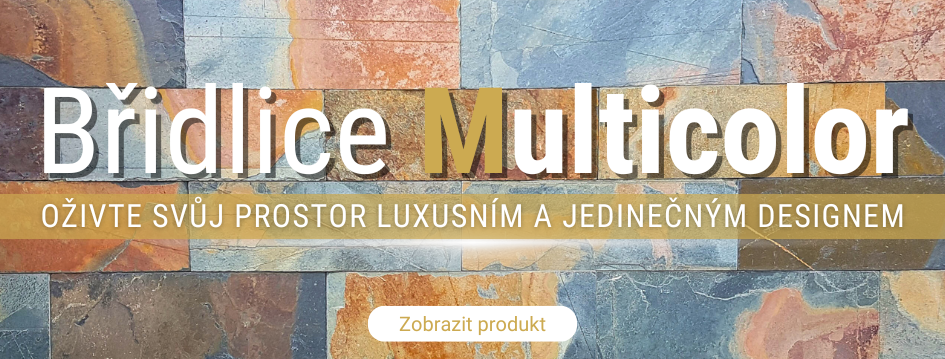 Kamenný obklad Bridlica Multicolor