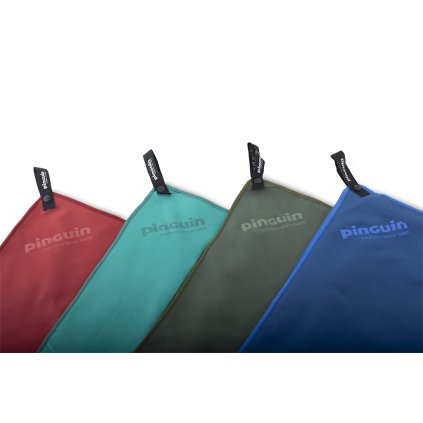 Ručník Pinguin Micro Towel S (Barva Red)