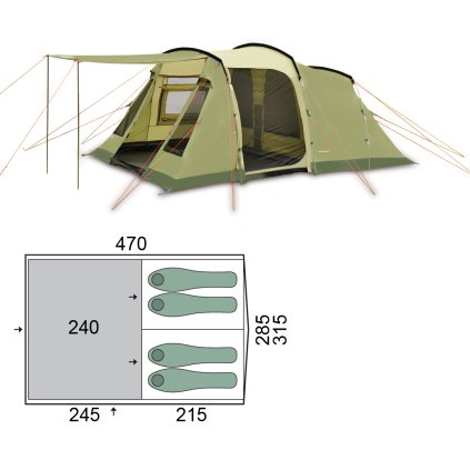 Stan Pinguin Interval 4 (Barva Green)