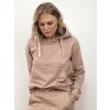 Mikina s kapucí camel (Velikost M, Délka Prodloužená - 64cm)
