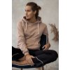 Mikina s kapucí camel (Velikost M, Délka Prodloužená - 64cm)