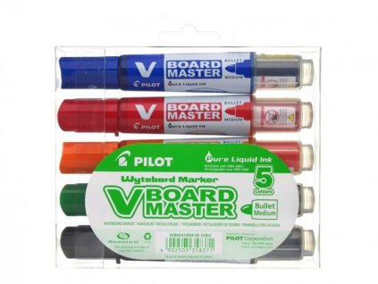 PILOT V-Board Master 2.3mm sada 5-ti barev
