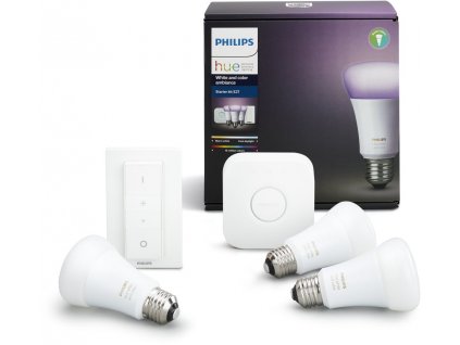 Philips Hue White and Color ambiance 10W E27 starter kit