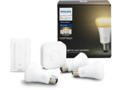 Philips Hue White Ambiance 8.5W E27 Starter kit