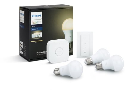 Philips Hue White 8.5W E27 starter kit