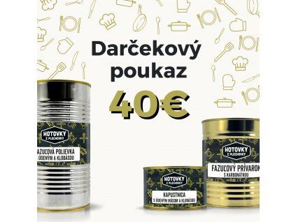 Darčekový poukaz 40€