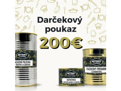 Darčekový poukaz 200€