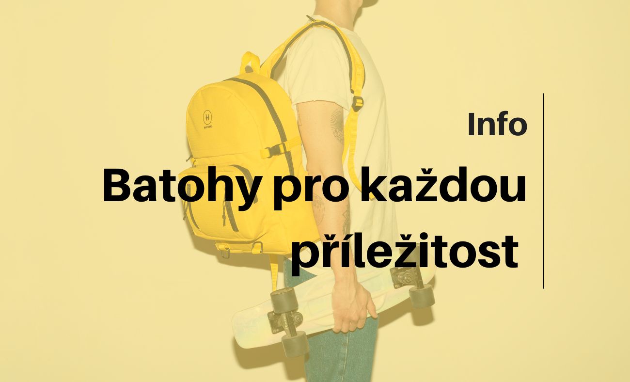 Batohy pro každou příležitost