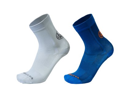 Short Shooting ponožky - White & Blue (Veľkosť S)
