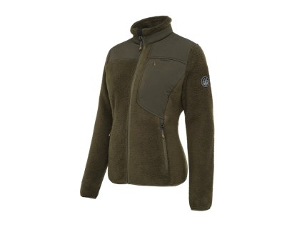 Halifax Sherpa Fleece dámska bunda - Green Moss (Veľkosť S)