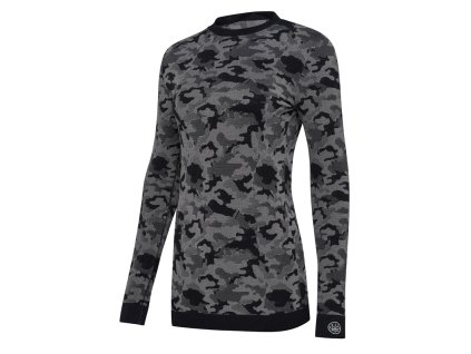 LeSaut Woman's nátelník - Black Camouflage (Veľkosť 2XL/3XL)